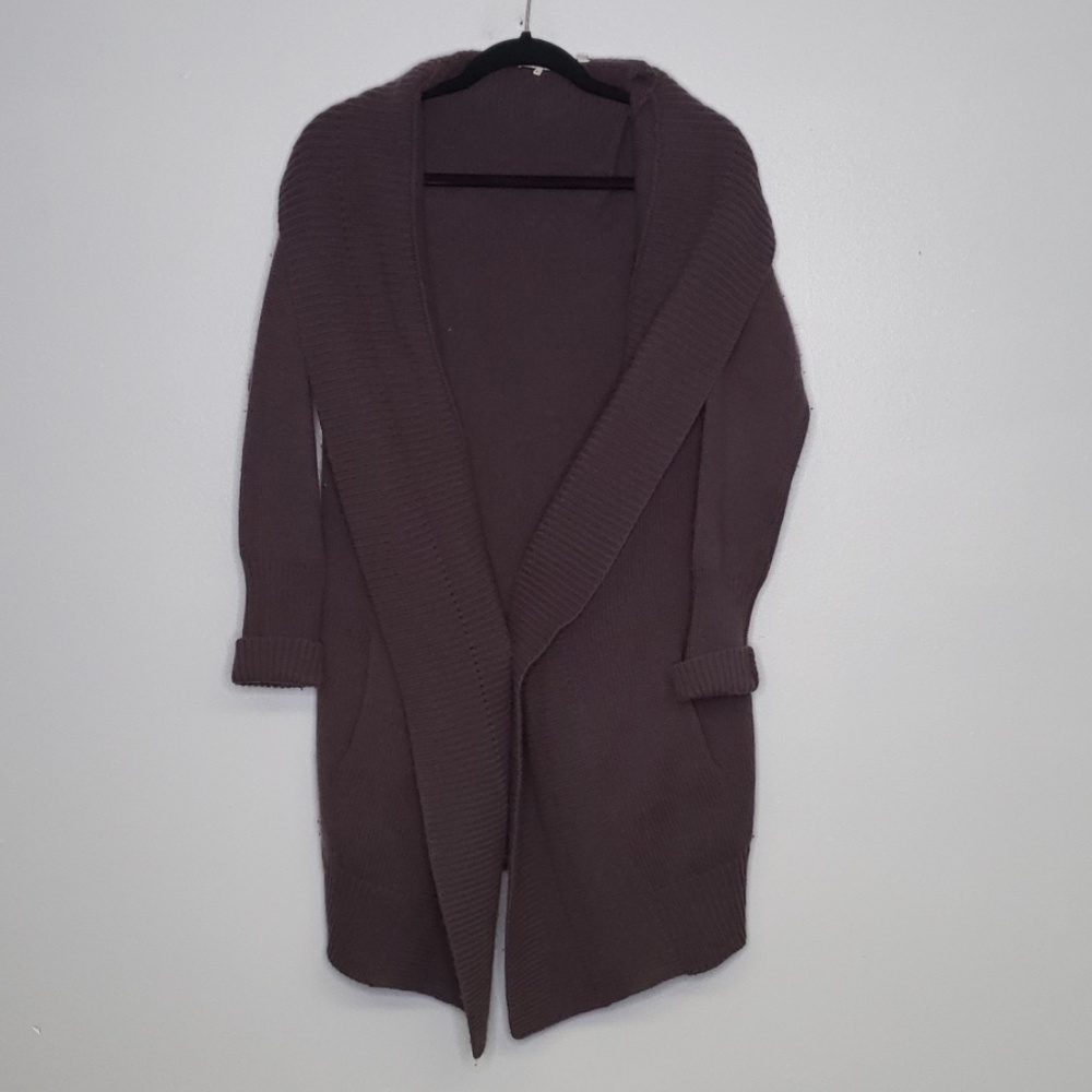 360 Cashmere Purple Cardigan